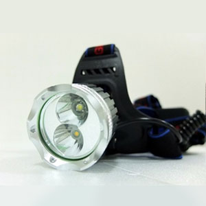 10瓦 充電4段式 T6白光+R2黃光 LED 頭燈 NEW-T684